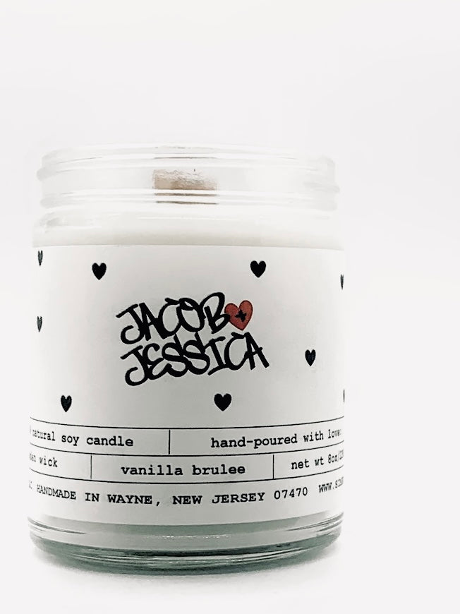 STREET ART LOVE Candle (Personalized)