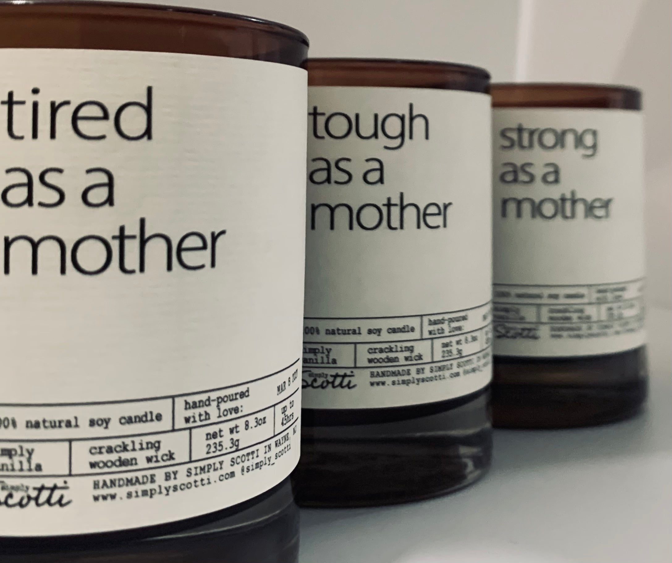 STRONG AS A MOTHER Candle