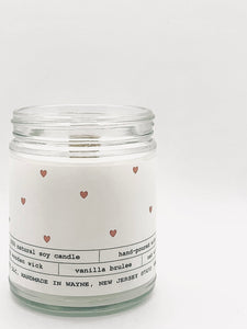 RED HEARTS...ON REPEAT Candle