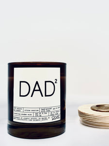 DAD SQUARED Candle