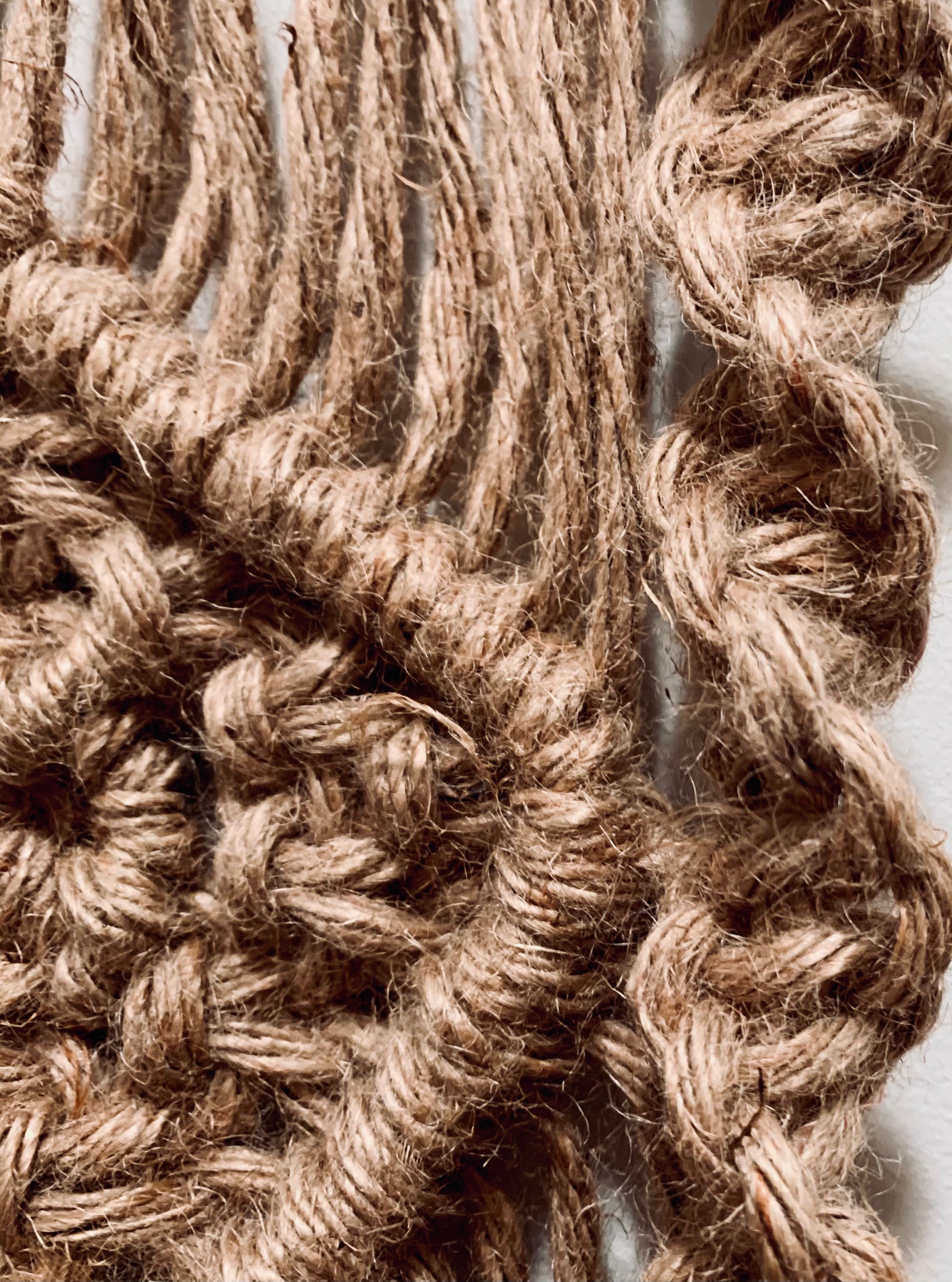 Handmade Jute Macramé Wall Hanging