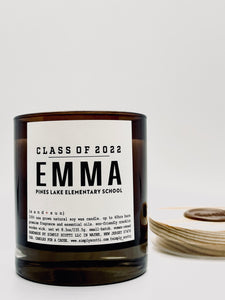 “CLASS OF 2022’ Candle