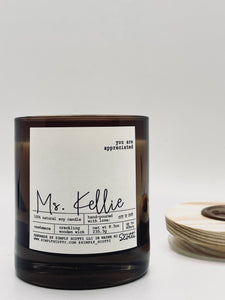 ‘YOU ARE APPRECIATED’ Candle (personalized)