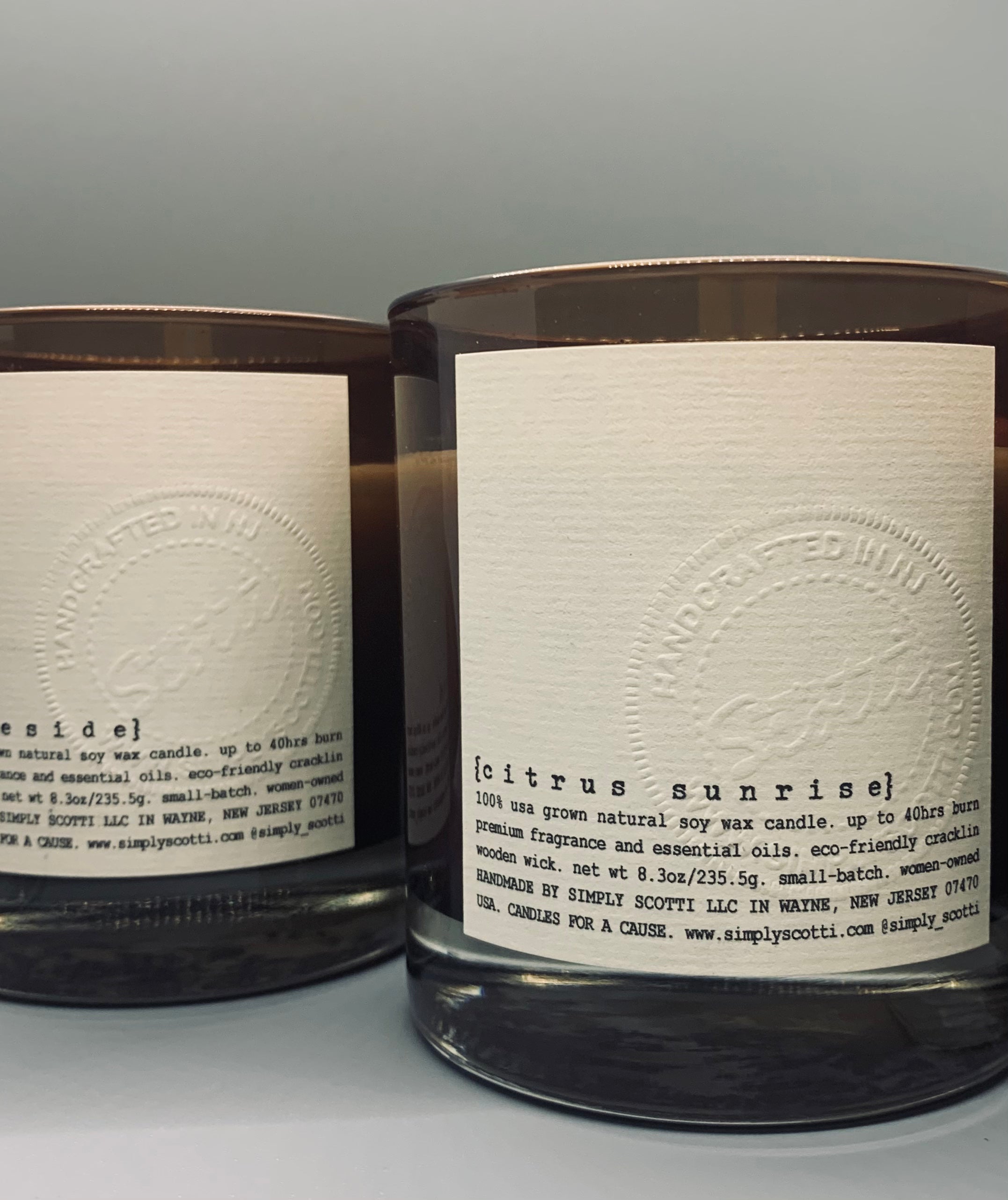 {Citrus Sunrise} Signature Candle