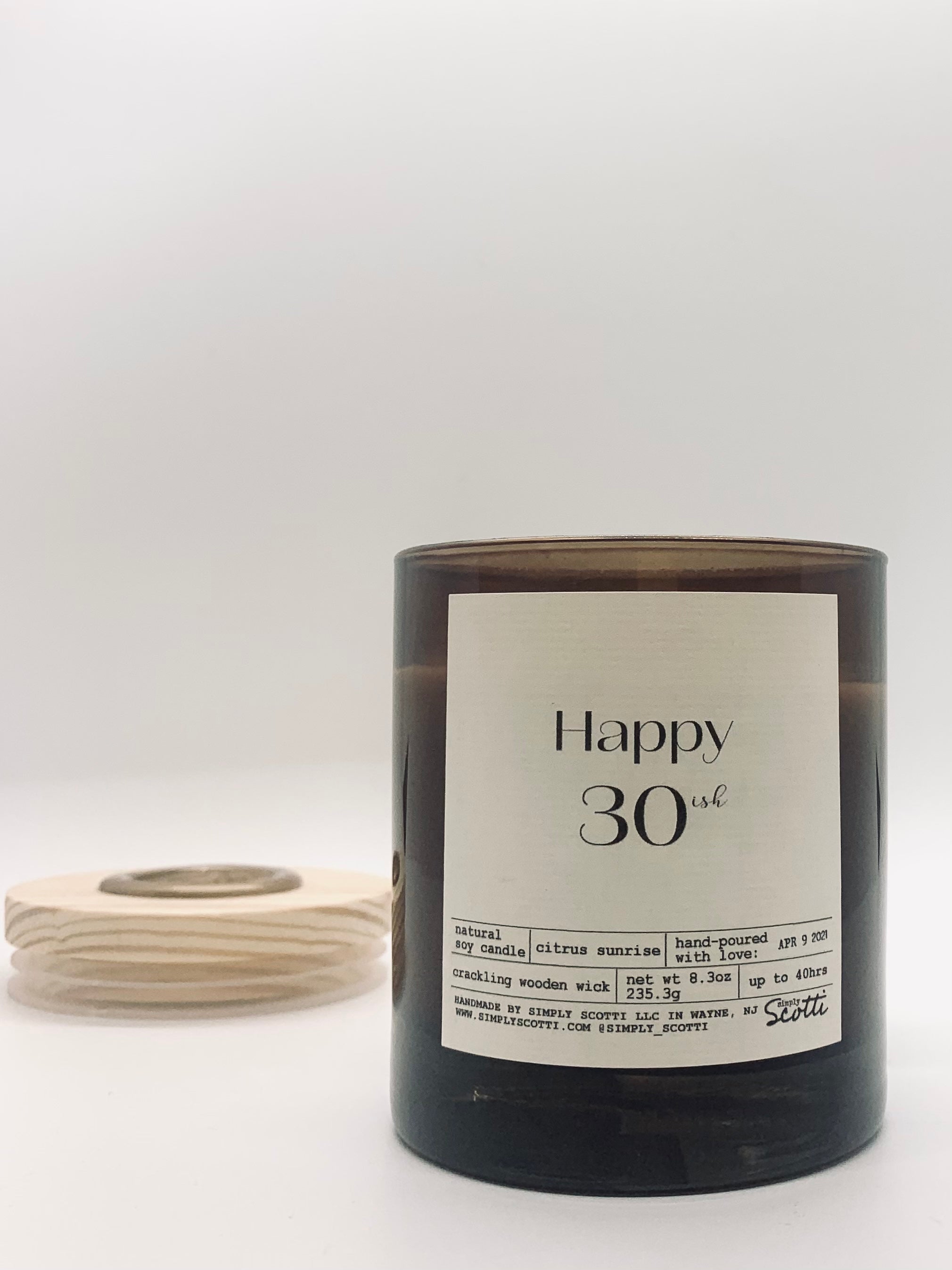 30 {ish} BIRTHDAY Candle (Personalized)