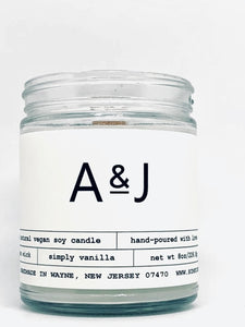 APOTHECARY INITIALS Candle (Personalized)