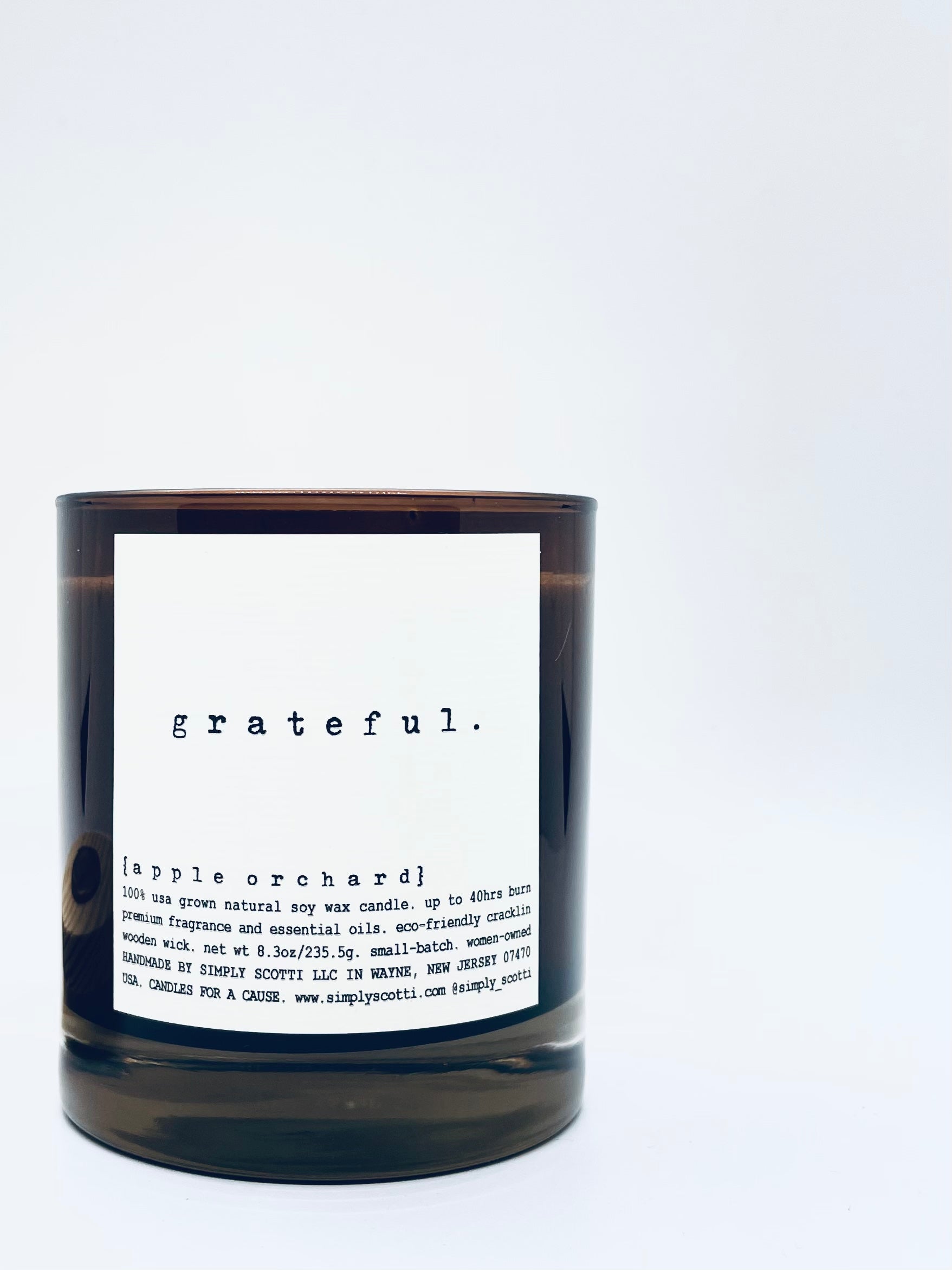 'GRATEFUL' Candle