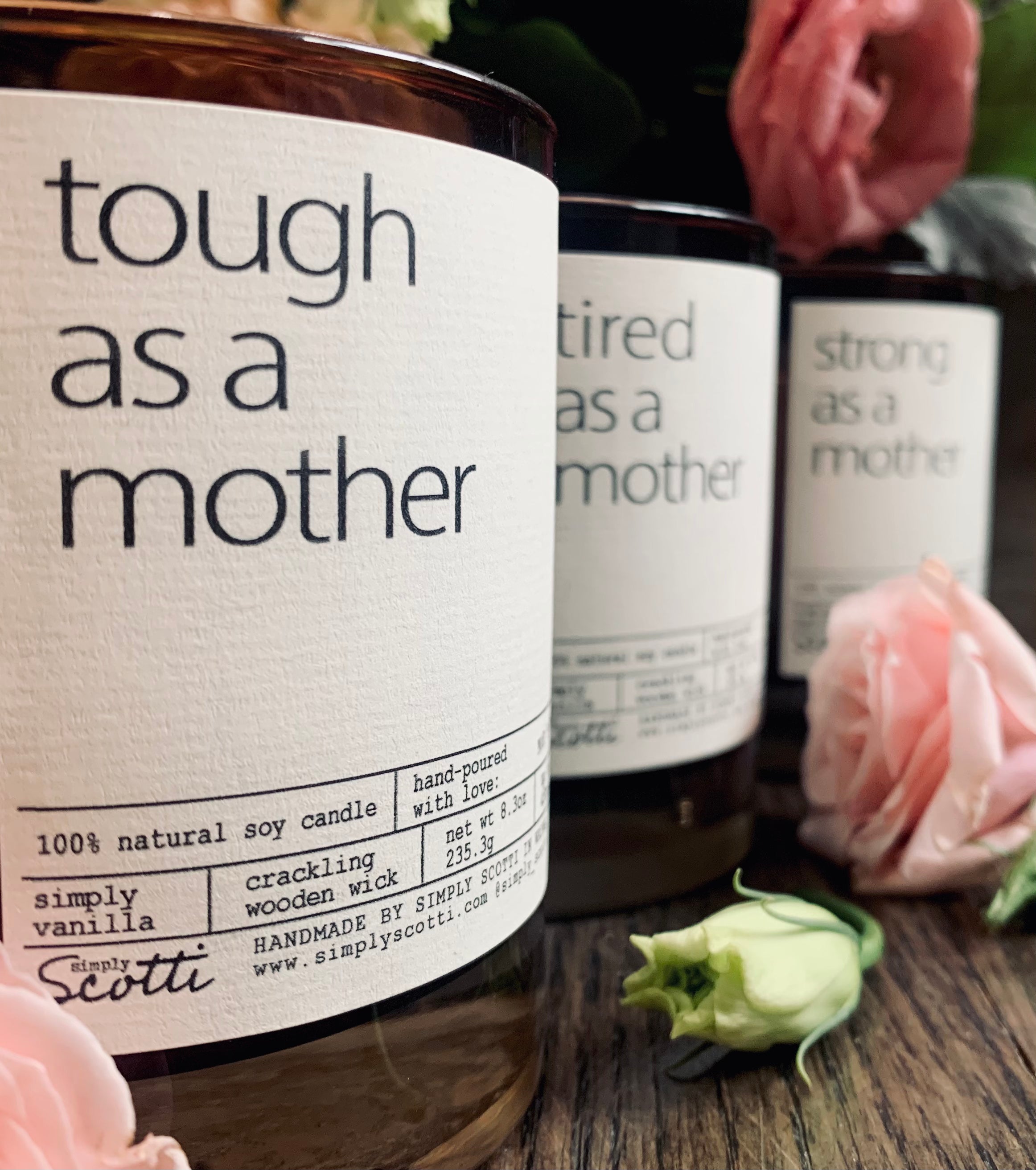 STRONG AS A MOTHER Candle