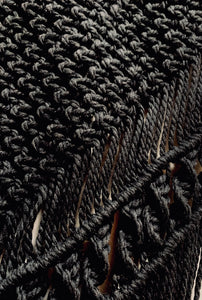 Handmade Cotton Macramé Wall Hanging (Charcoal)