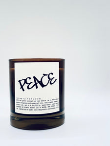'PEACE' Candle