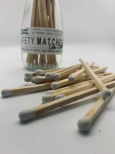 Color-Tipped Safety Matches + Apothecary Bottle