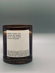 {Citrus Sunrise} Signature Candle