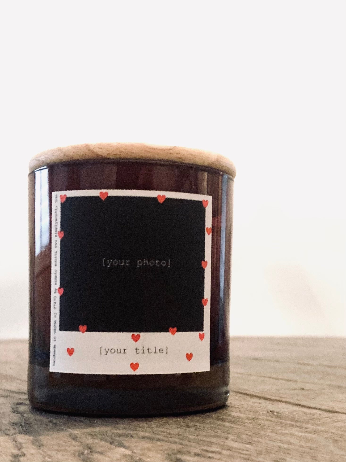 INSTANT PIC ❤️ Candle (Personalized)