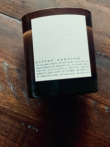 {Citrus Sunrise} Signature Candle