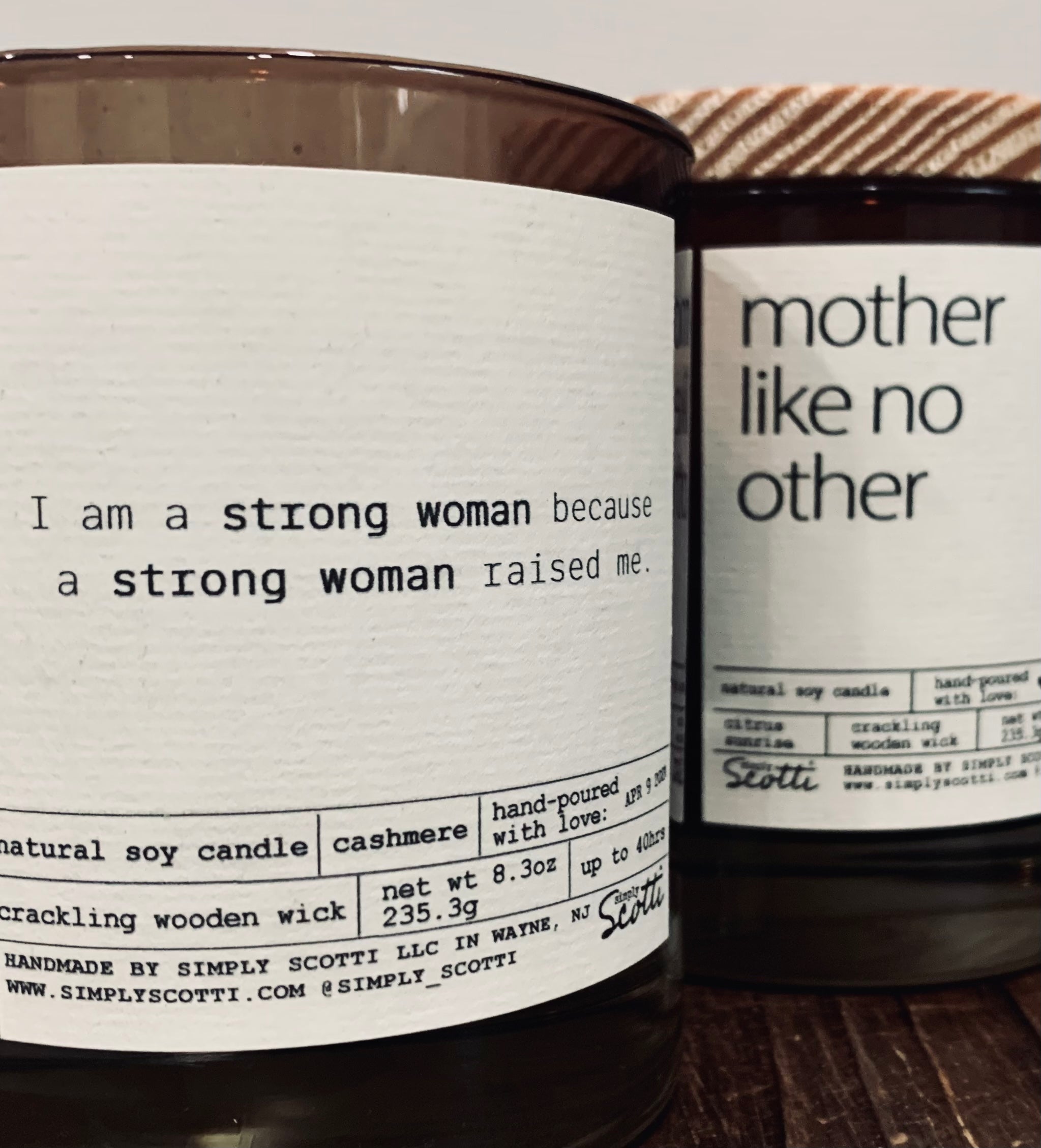 STRONG WOMAN Candle