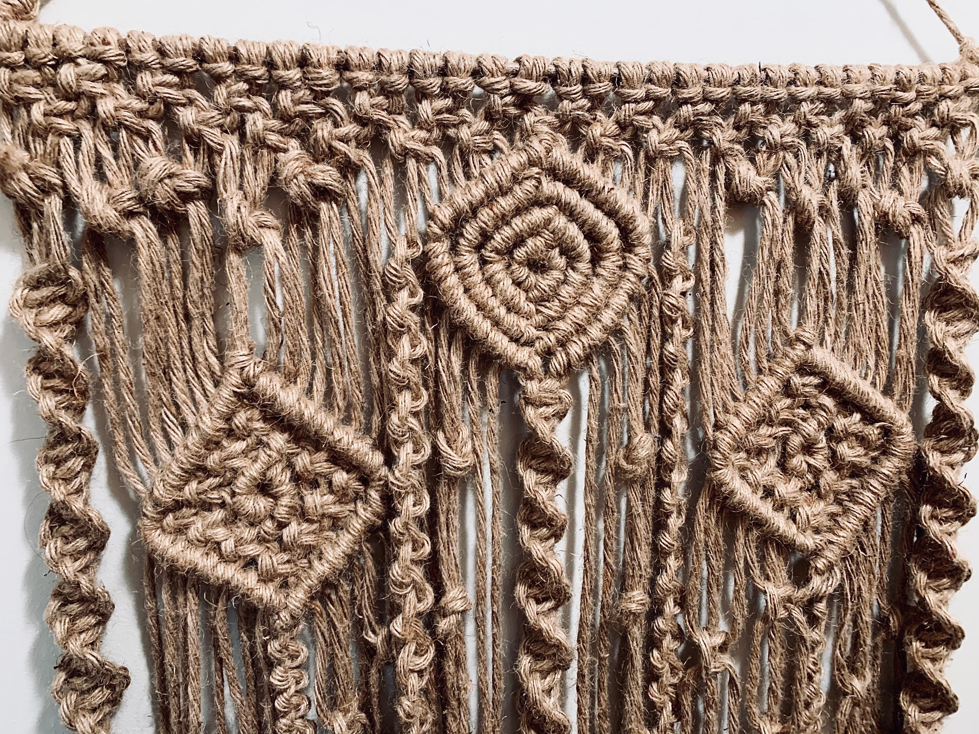 Handmade Jute Macramé Wall Hanging