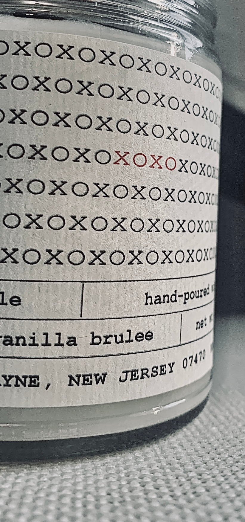 XOXO...ON REPEAT Candle (Personalized)