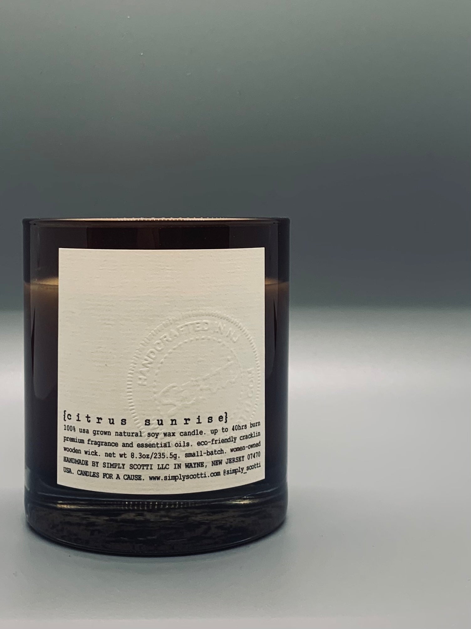 {Citrus Sunrise} Signature Candle