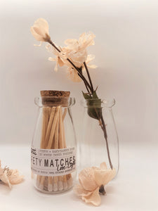 Color-Tipped Safety Matches + Apothecary Bottle